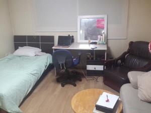 Bed and Desk